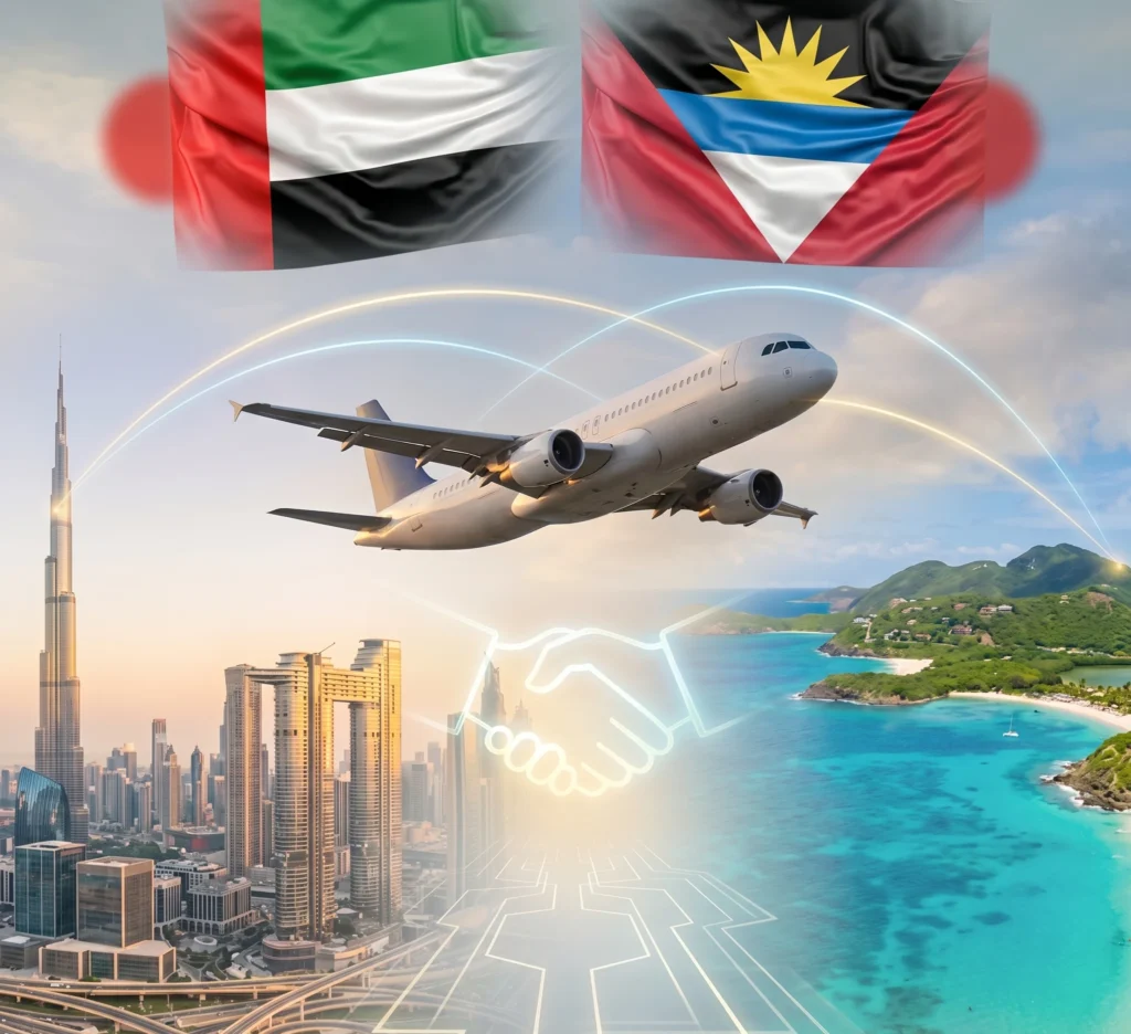 رحلات مباشرة بين الإمارات وأنتيغوا